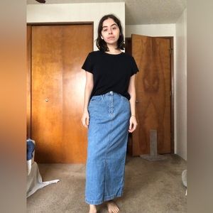 GAP Denim full length skirt